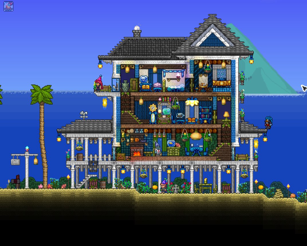 the beach front has a whole story going on with it, starting with this lovely little beach house, known as Bailey's Bower (rip)