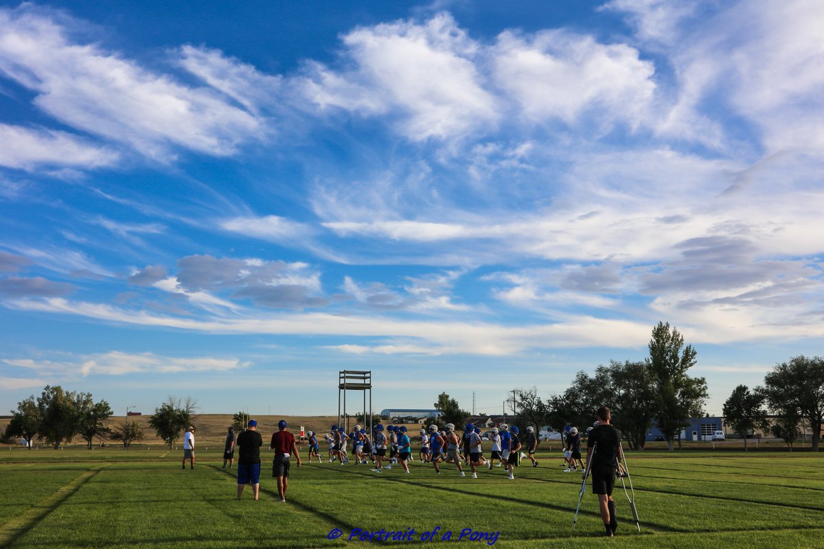 portraitofapony's tweet photo. Ohhhhh yeah!!!  2020 Blue Pony Football has begun! Go Ponies! https://t.co/Zs88Hnz7ak
