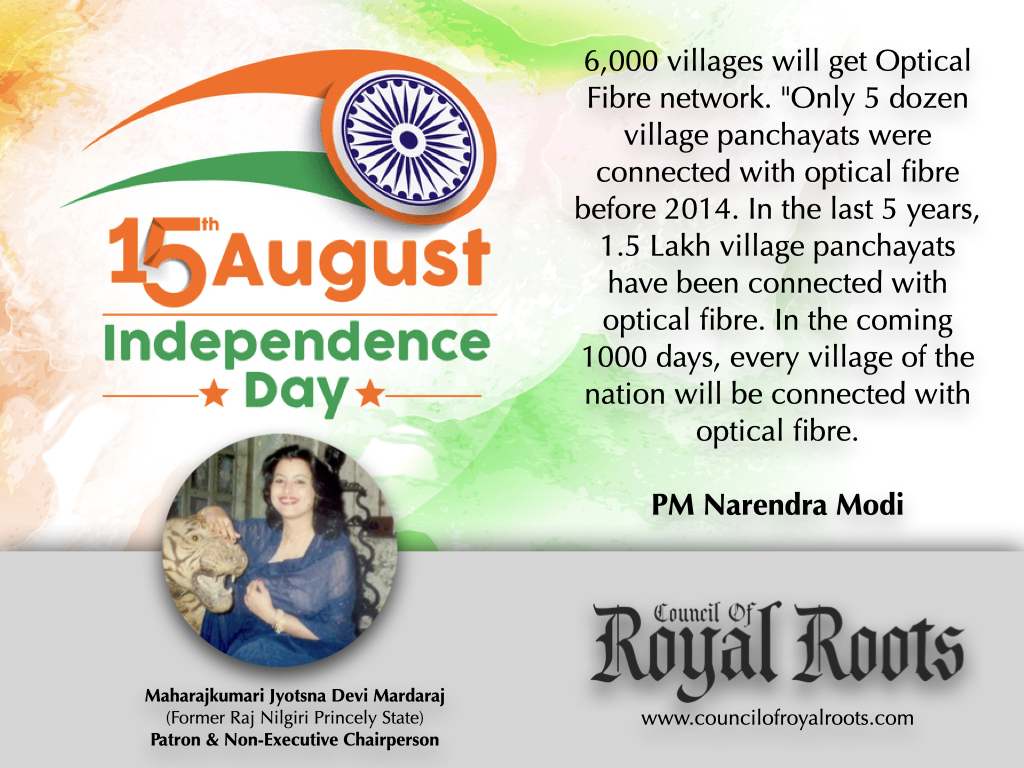 indiaroyalroots's tweet photo. 6,000 villages will get #OpticalFibreNetwork. Only 5 dozen #VillagePanchayats were connected with #OpticalFibre before 2014. In next 1000 days, every #village of the nation will be connected with optical fibre. @PMOIndia @NarendraModi @JyotsnaDevi33 @Akriti1777 @PositiveRishi https://t.co/12IGIDnDdW