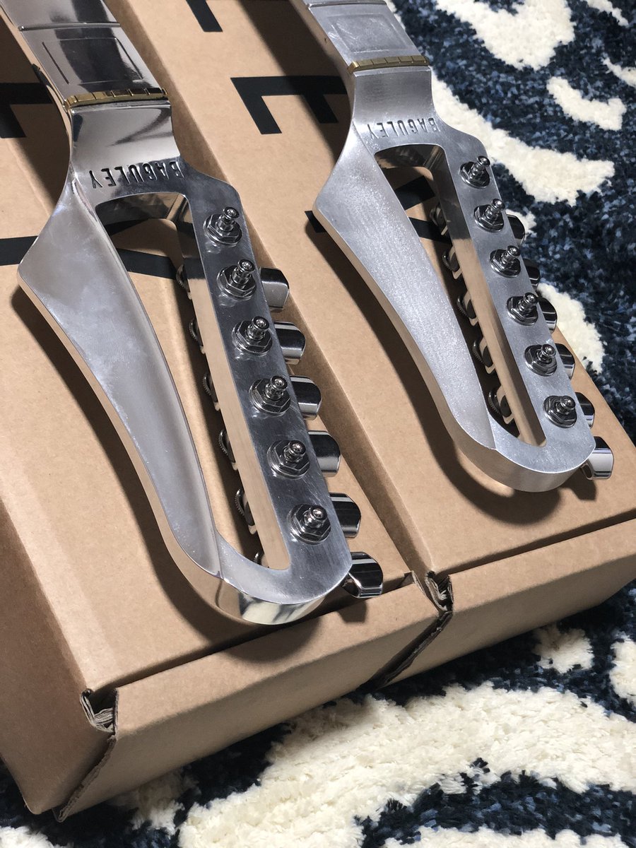 Baguley guitars アルミネック