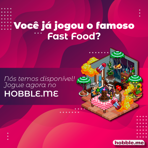 HobblePTBR's tweet photo. 🍲JOGO FAST FOOD 🍲

Você sabia que no Hobble temos o famoso e antigo jogo Fast Food? Você pode reviver a nostalgia procurando nos quartos Públicos por Fast Food! 🍲🥫😋 https://t.co/iEGCWlqNWm
