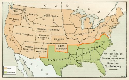 12/65On April 12, 1861, barely a month into Lincoln's presidency, Gen. Beauregard's men bombed Fort Sumter officially inaugurating the American Civil War. The secession had already begun the previous year and all cotton states were part of the Confederacy now.