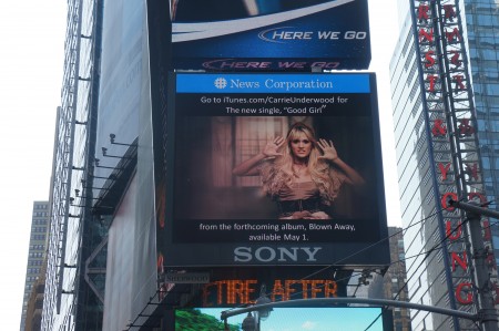 56/65Soon, giant billboards were being mounted on One Times Square transforming the whole square into an enormous advertising wonderland. With time, static billboards gave way to dazzling video signs with players like Walgreens, Sony, and NASDAQ hopping in.