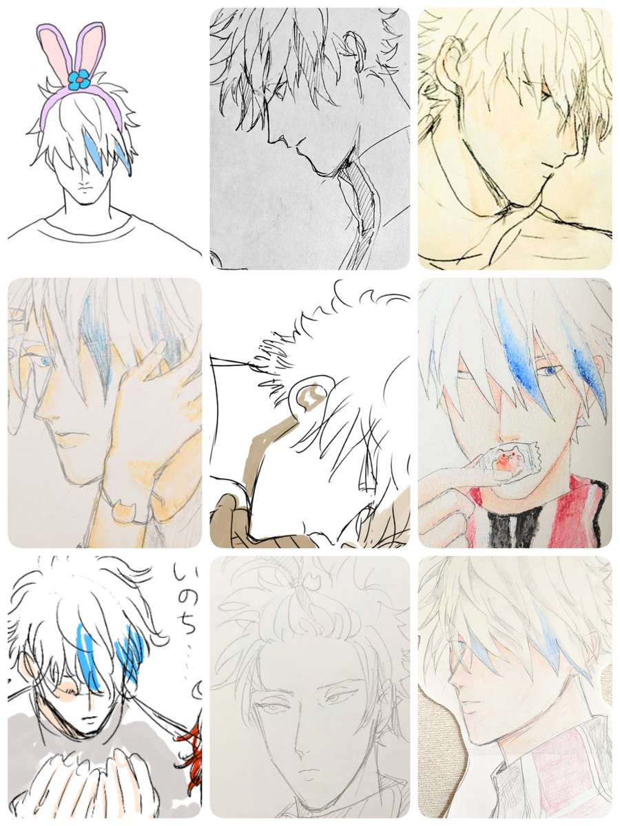 この3〜4ヶ月でたくさんの月光さん描いたな〜狂気
#いろんな越知月光が見れるタグ 