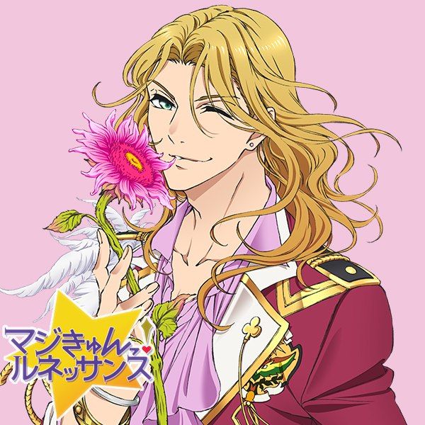 Blond Boys Daily on X: Today's blond anime boy of the day is Louis Anjo  from Magic-kyun Renaissance ☆  / X