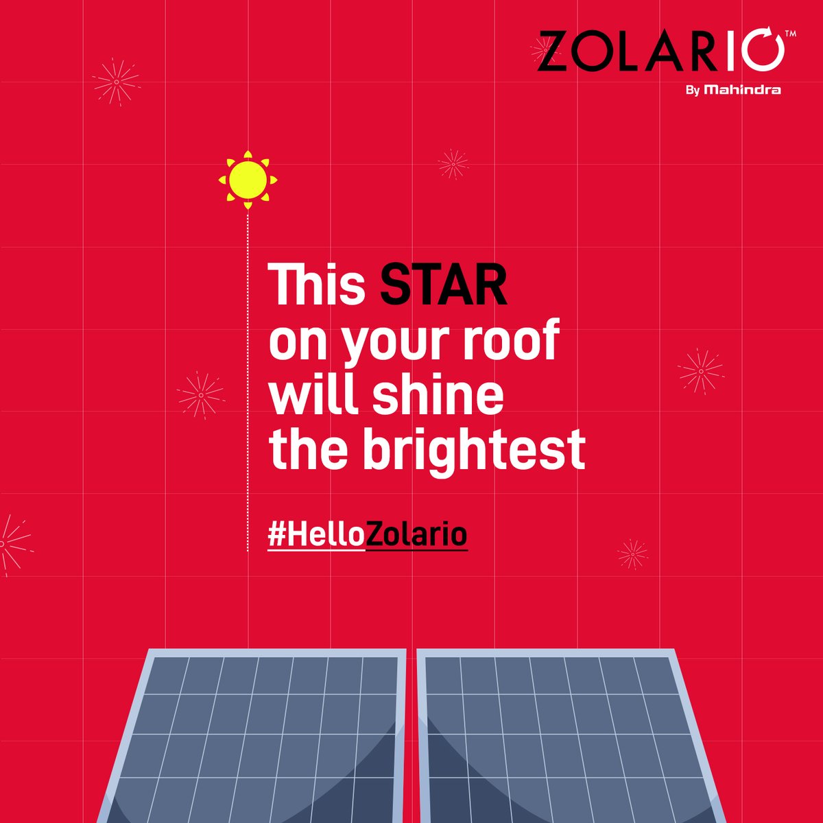 ZolarioSolar's tweet photo. Badum-tss! Introducing the new Star, Zolario. Get the best Solar Rooftop Solutions and freedom from high electricity bills.

It's time to say #HelloZolario

#HappyIndependenceDay #SolarizeYourRooftop #MahindraSusten https://t.co/JGkrvkViTJ
