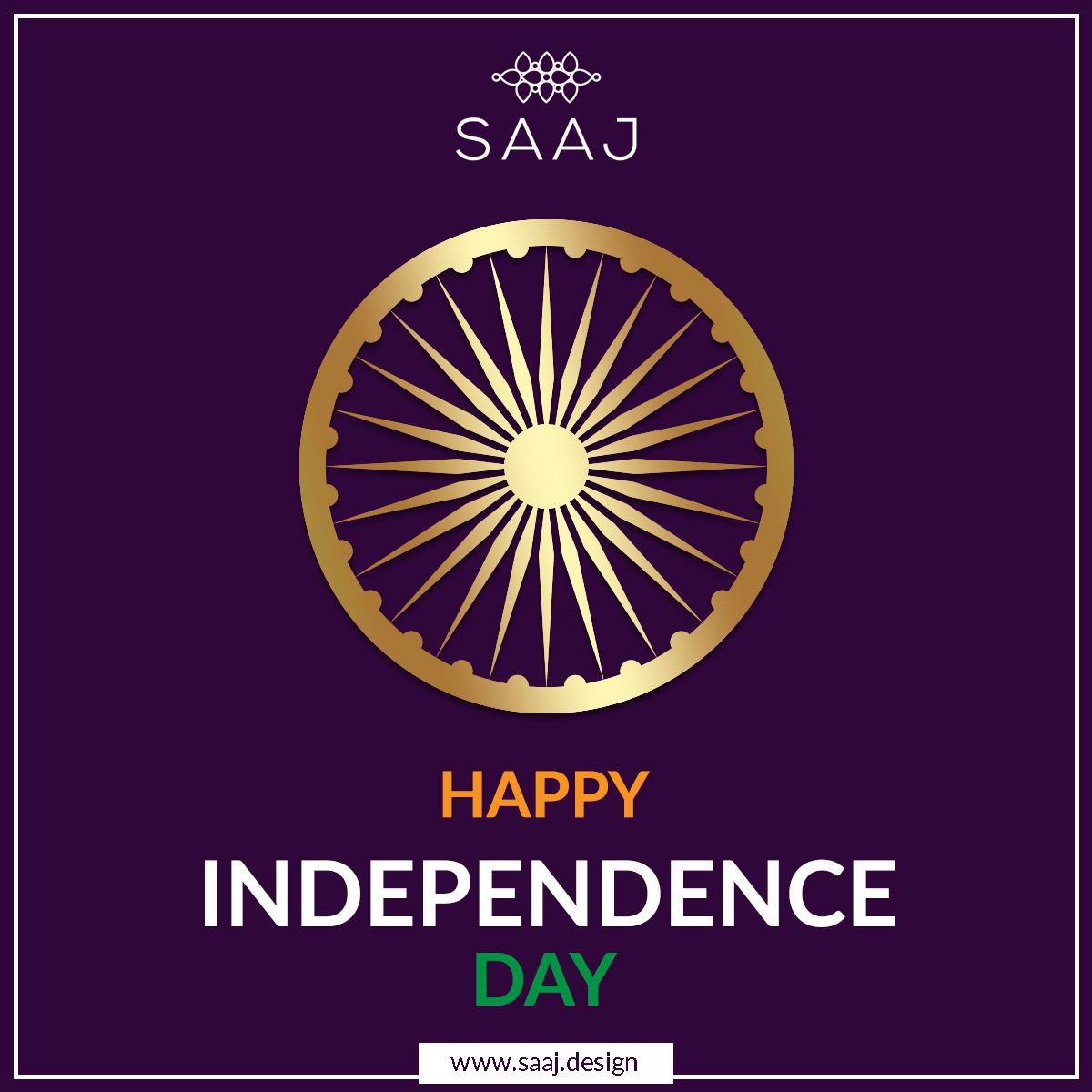 Saaj_Design's tweet photo. Happy Independence Day!

#Saaj #SaajDesign #ImitationJewellery #NashikRetail #Nashik #IndependenceDay #15August #Freedom https://t.co/Je4bVMcTPT