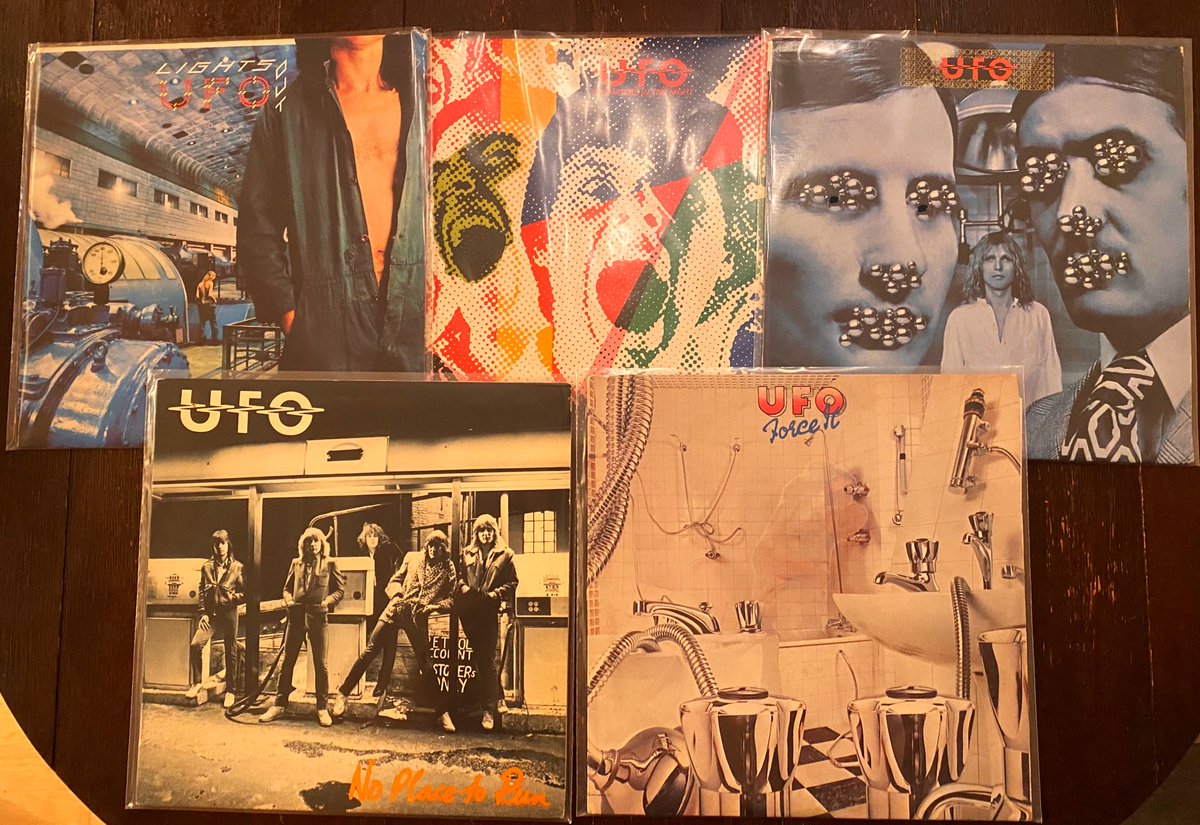 MoKnowsMetal's tweet photo. Let's pay a little tribute to Pete Way! Highly influential bassist on the HR/HM scene. Here's a few of my fav UFO Albums...
#PeteWayRIP @UFO_rockband https://t.co/d6fFq8DZY8