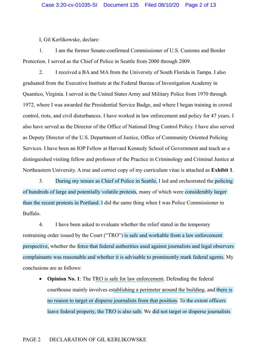 I just scan my thread and realized I overlooked providing you with a public drive link to Kerilokowske’s August 10 (original) declaration.Let’s go ahead and fix my inadvertent folly... https://drive.google.com/file/d/1Ttyl4J5k1ZVjXLU9YTamH1cVGjbRjdZq/view?usp=drivesdk