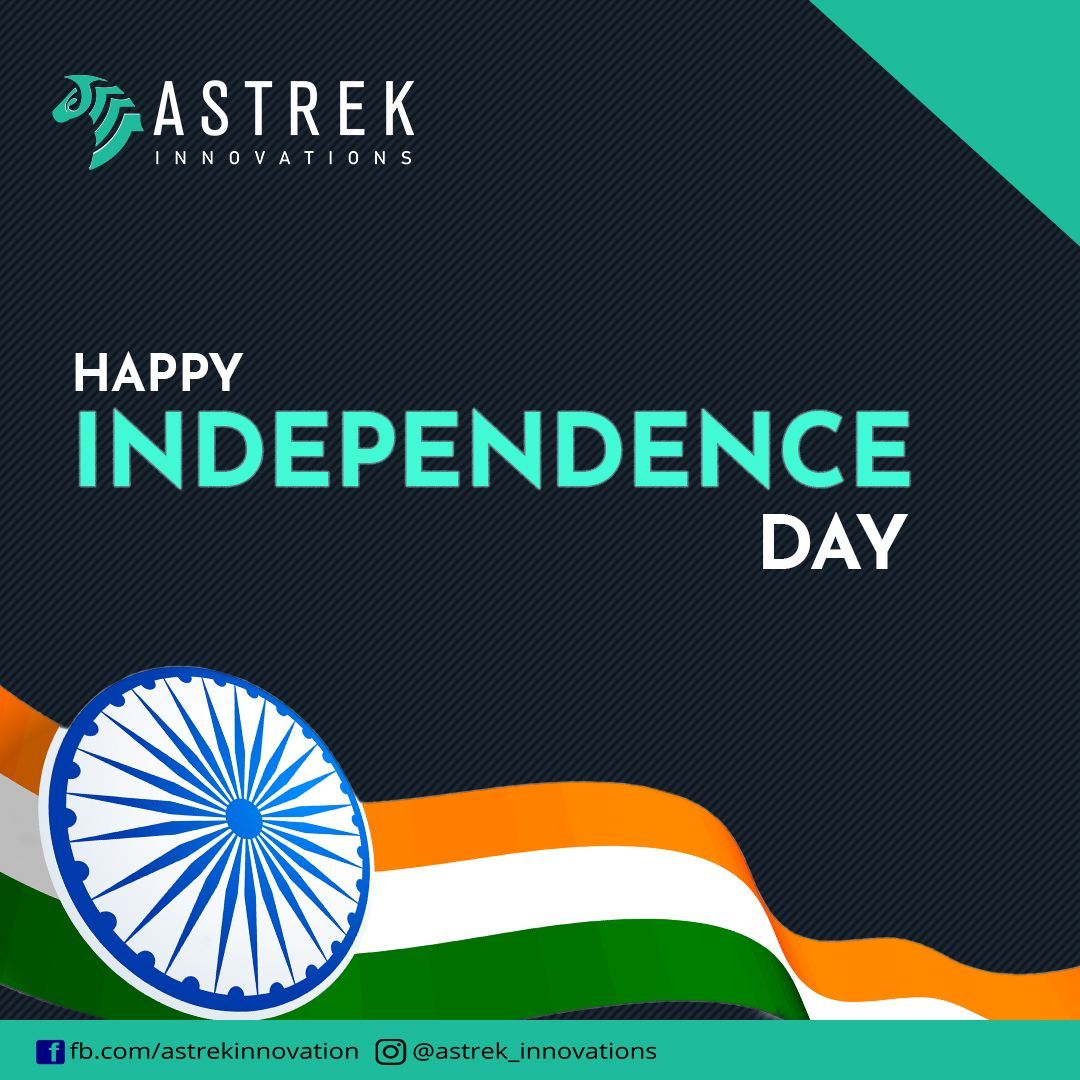 AstrekInnovati1's tweet photo. This August 15th, as the world is going through uncharted waters, we draw upon the hopes and strengths of our great nation to wish you a glorious 73rd Independence Day. Jai Hind!

#IndiaIndependenceDay #स्वतंत्रतादिवस #IDay2020 #NationalWarMemorial #SaluteTheSoldier https://t.co/c8ICsmCMbF