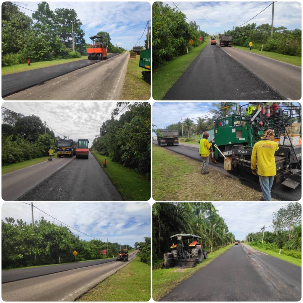 Kerja - Kerja Regulate dan Resurface di Jalan FT1425 Jalan Nitar Timur - Pengkalan Batu sedang di Jalankan. Pengguna jalanraya dinasihatkan untuk mematuhi papantanda dan sentiasa berhati-hati ketika melalui kawasan pembinaan