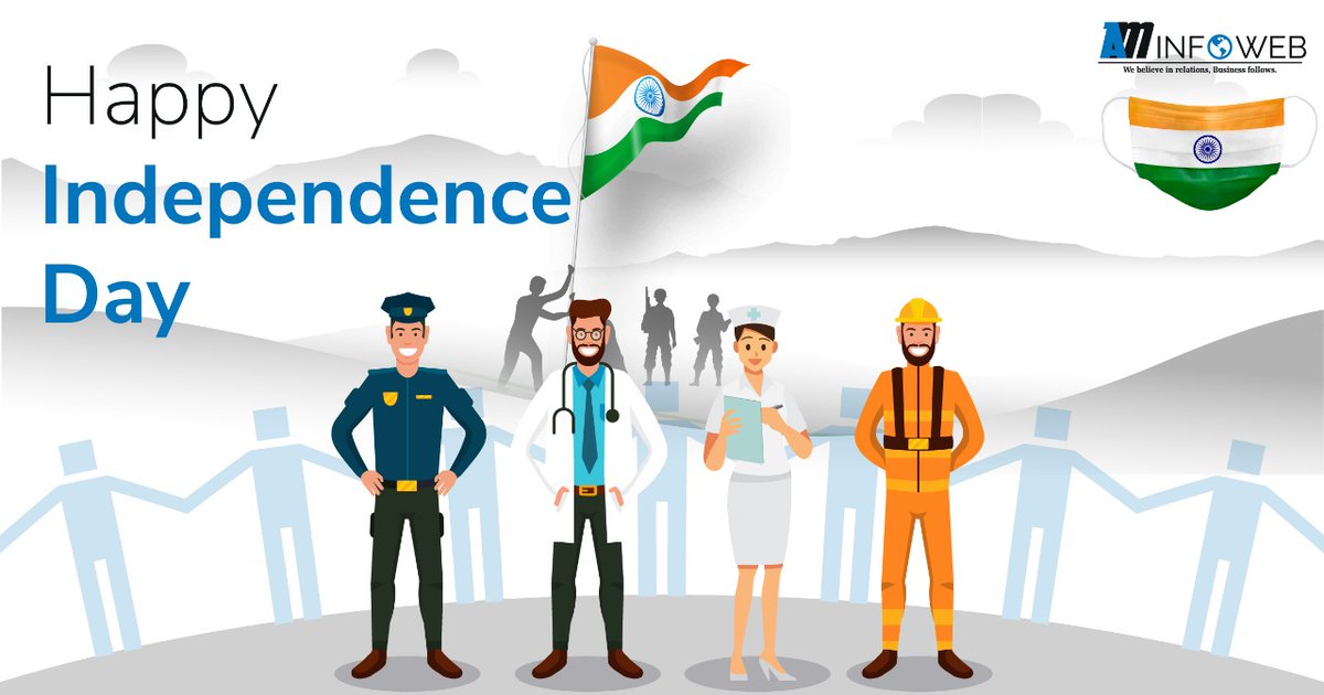 AMInfoweb's tweet photo. Let us take India forward by overcoming the impact of the COVID-19 pandemic.Happy Independence Day! https://t.co/JmCN8xvjiZ