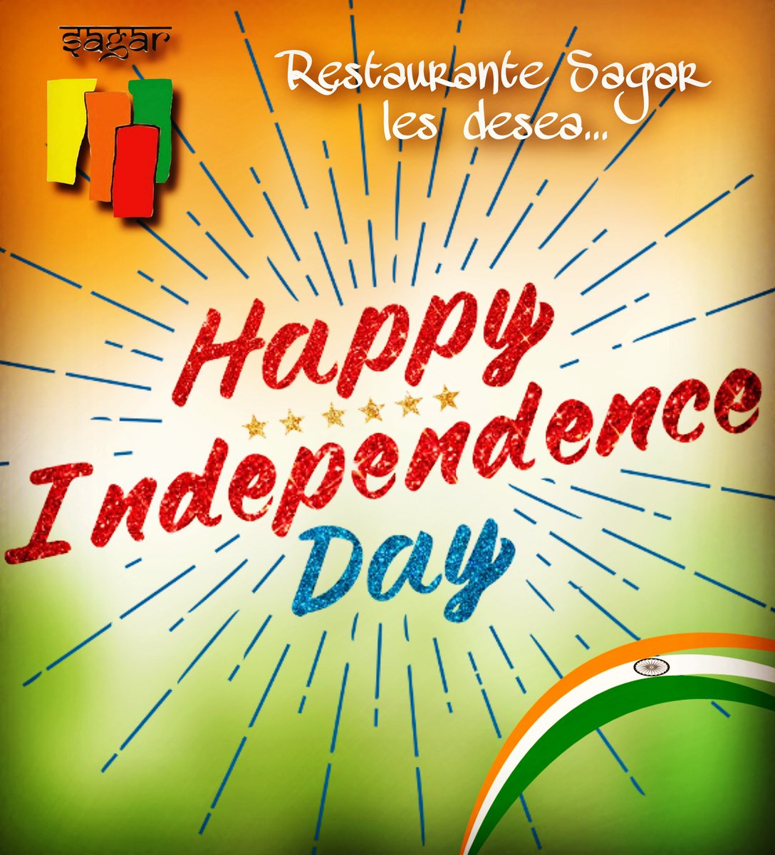 Que tengan un gran día y disfrute su día con el día de la Independencia. Oraremos por todos ustedes para que estén sanos y salvos y para que el año que viene podemos reunirnos pronto y celebrar el Día de la Independencia de la India todos juntos como una familia.