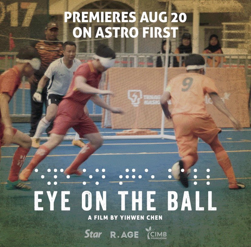 thestar_rage's tweet photo. It’s happening! @EyeOnTheBallDoc will be available for everyone this #BulanMerdeka only on Astro First (Channel 480).
#EyeOnTheBallFilm #Malaysia https://t.co/2IntQipi60