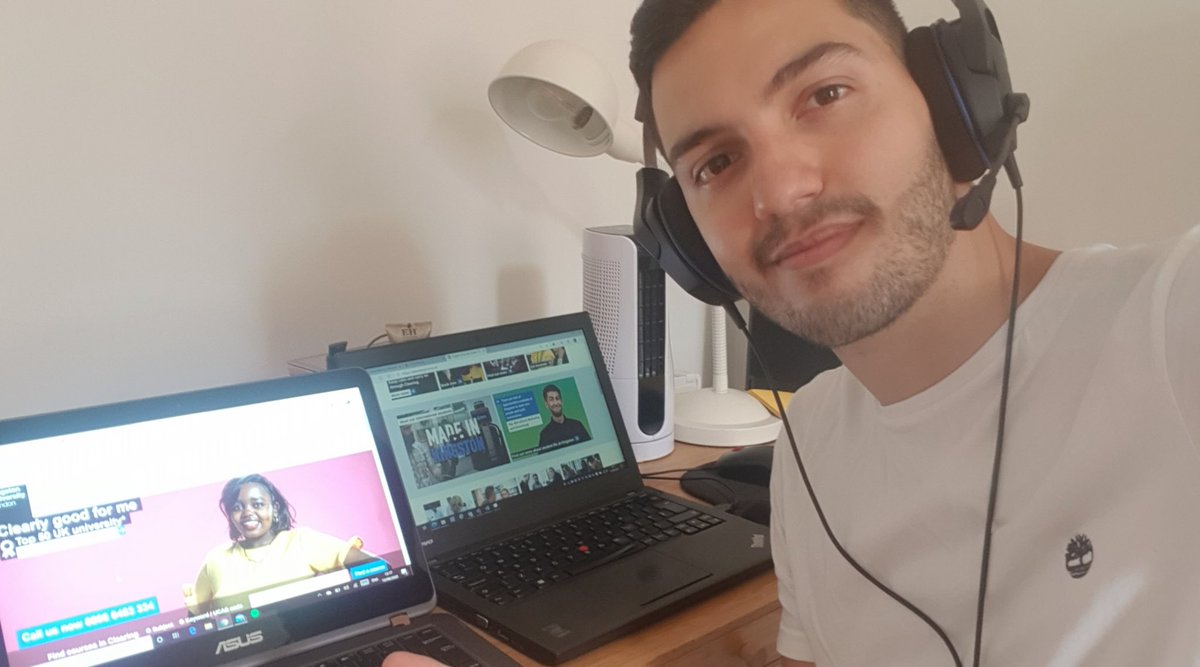 KingstonUni's tweet photo. Our #Clearing hotline has just opened βοΈ Operators have been busy answering questions, giving advice and and helping students onto the remaining courses ππ Donβt miss out on a place, lines are open until 4pm π 0800 0483 334 #ClearlyGoodForMe https://t.co/f8J3kRLI5L
