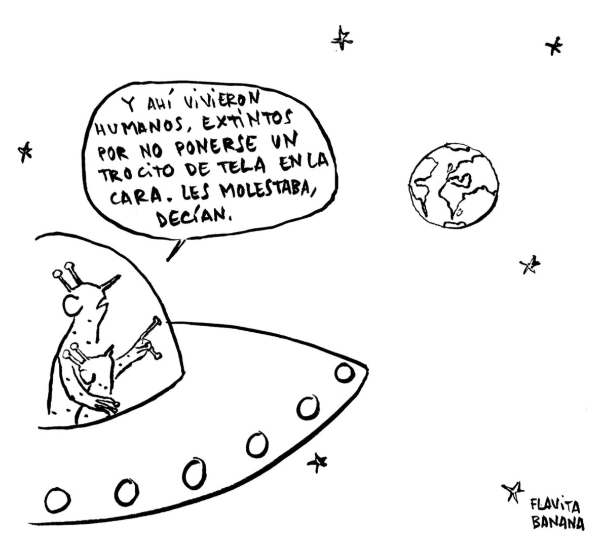 el_pais's tweet photo. "Les molestaba 
 decían". La viñeta de Flavita Banana https://t.co/eror7MqHH8 https://t.co/mYFycgdUIu