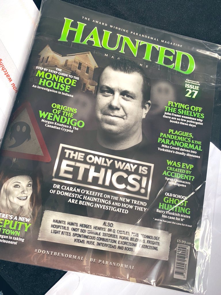 spookmediauk's tweet photo. WE ARE COMING BACK... following I’ll health we chose to put a hold on this page. But hold your seatbelts and grab your emf readers because we will be back soon. In the mean time check out Dave and Linda’s work that’s been published in @hauntedmagazine this month https://t.co/Fa8ATyB5Gh