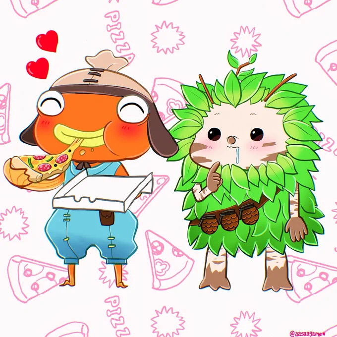 ピザエモートほしい…???
#Fortnite
#FortniteArt
#フォートナイトイラスト 