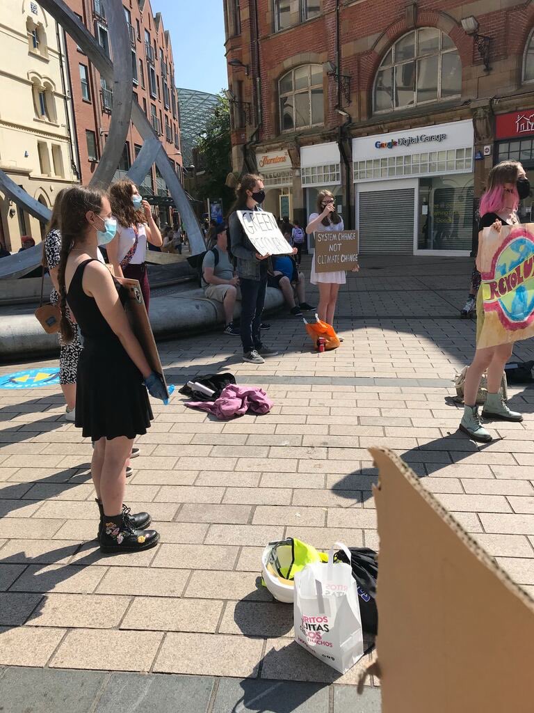 Did you see our climate protest in Belfast yesterday? We are out in the streets once again demanding the <a href="/niassembly/">Northern Ireland Assembly</a> plans for a #GreenRecovery and takes strong climate action ✊