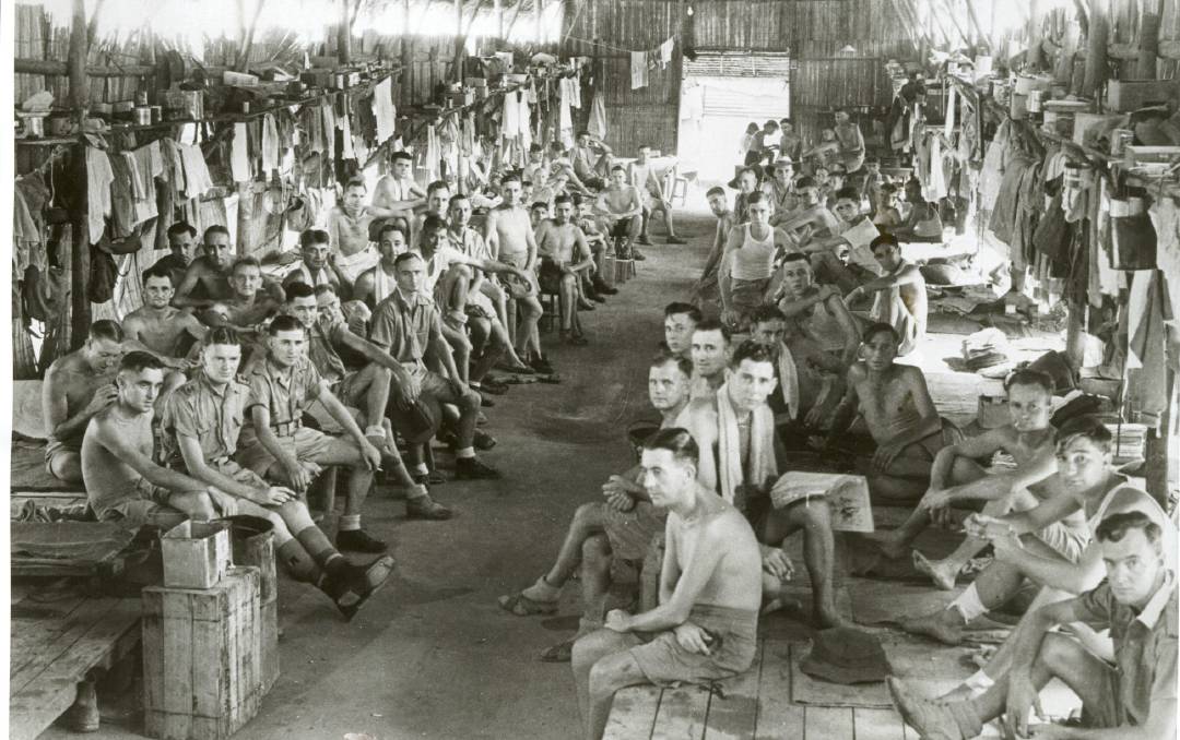 With a staff of 40, his group earned the nickname ‘Alley Barber and the Forty Thieves’. They had to work miracles every day. Each man was allotted only 24 ounces of rice per day; about 600 calories, which Ernie later recalled were ‘about half rice and half maggots’.