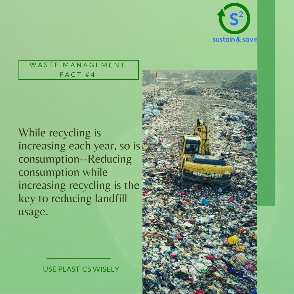 sustain_andsave's tweet photo. Imagine a fish without water. Can it survive? Now imagine a world without green and clean spaces. Can we survive?
#wastemanagement #landfill #savetheplanet #recycle #efficientuse #restyle #waste #sustainability #susatinableliving #green #greenearth #cleanearth #save #GoGreen https://t.co/FdVyiSiNg3