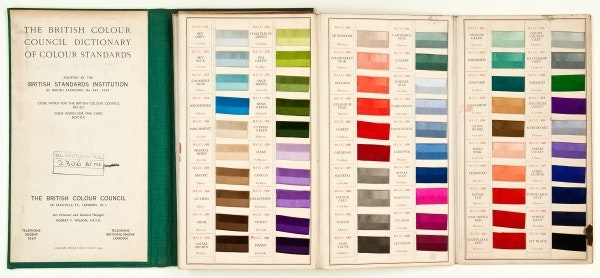 I discovered a color system known as the British Colour Council or BCC which was used to select colors for government emblems and flags under the commonwealth.Each color was transcribed in the book that would be used as a reference by  #artists and textile industrialists alike.