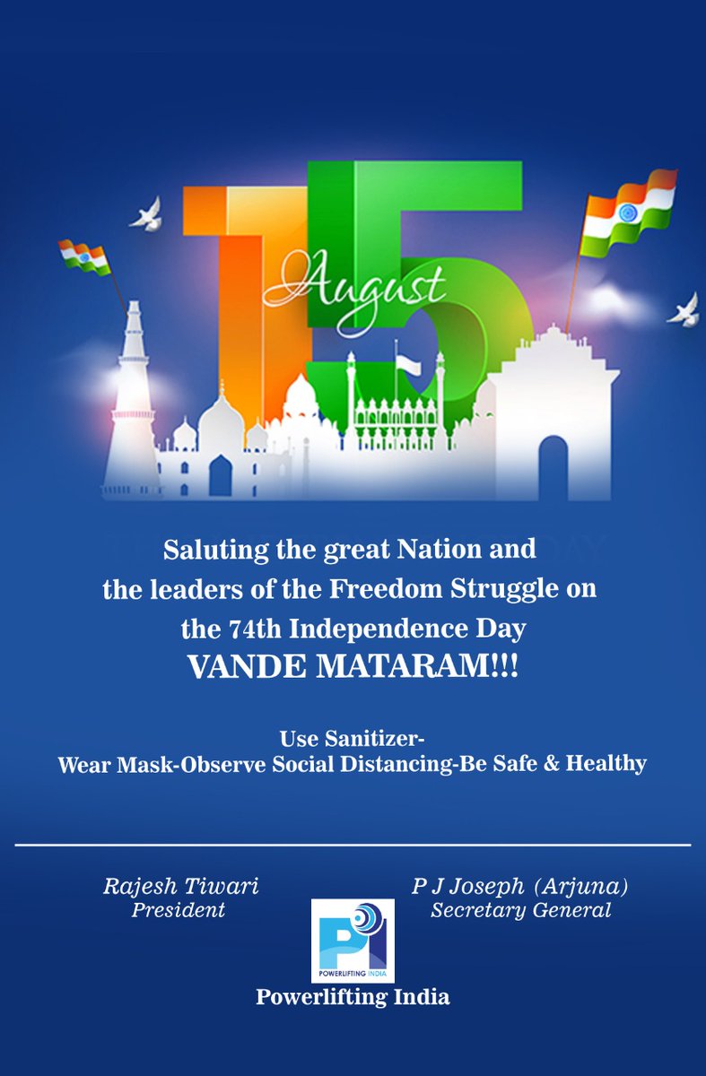 PI_Powerlifting's tweet photo. Happy Independence Day https://t.co/a2IVcOxH2j
