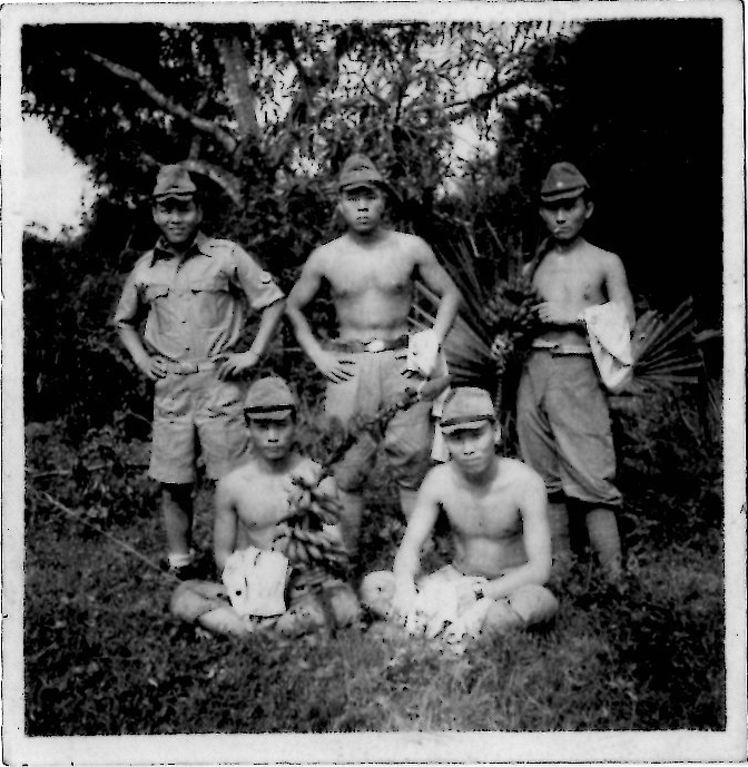 During that time, Ernie managed to make a few notes on scraps of paper he had hidden. One read “men walking about naked, glassy eyes and huge bones sticking out of their bodies, mad with hunger”. The guards at Outram were the Kenpeitai – the ‘Japanese Gestapo’.