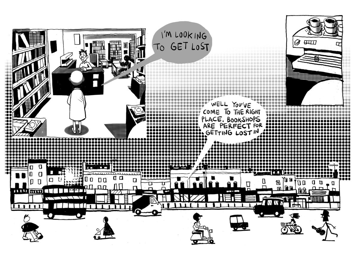 JoshKnowles75's tweet photo. It’s @SmallPressDay and here’s the first of two mini comics I’ve made to celebrate @BurleyFisher bookshop entitled ‘MAP’ #spdchallenge #celebrateindependence #supportlocalbusiness #comics #wordsandpictures https://t.co/2a0WacbIOZ
