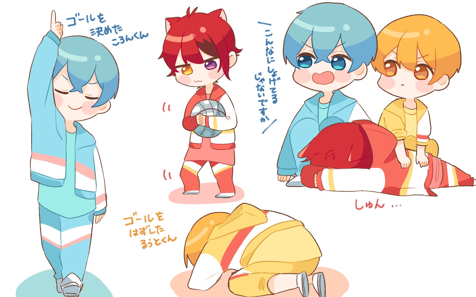 تويتر ふじの على تويتر 信号機組の個人的に可愛かったところ すとぷりギャラリー すとぷり運動会 T Co Rpnlggyi8w