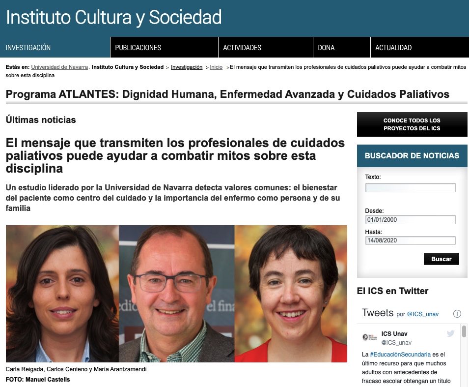 Carla_Reigada's tweet photo. "El trabajo destaca la importancia de nombrar y argumentar explícitamente el propósito de los #cuidadospaliativos"

@ICS_unav ➡️ https://t.co/FPaPAAVgnP

Resumen del estudio en EN, ES, PT ➡️ https://t.co/h5yAb8cvHc

@Carla_Reigada
@marantzamendi
@ccentenocortes
 
#PalliativeCare https://t.co/msa6MFateq