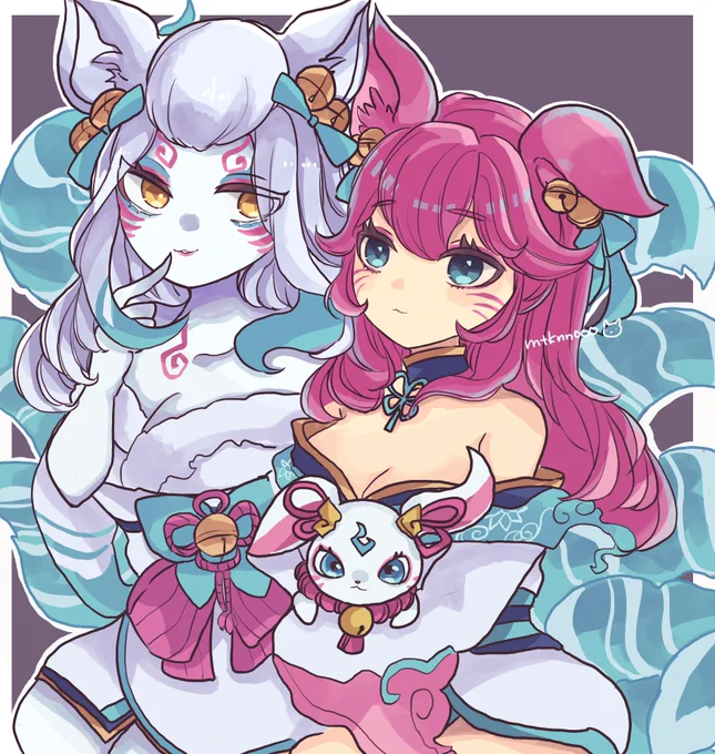精霊の花祭りアーリ?? #Ahri #LeagueOfLegends #ArtofLegends
#SpiritBlossomAhri #spiritblossom 