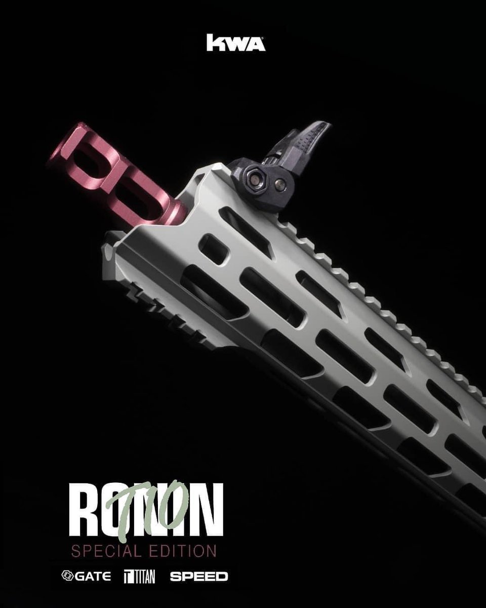 battlezoneair's tweet photo. KWA have released some more images of the very Special Edition Ronin T10 & it looks even more awesome.
More details to follow as they are released.
https://t.co/gi2p3Yxuir
#airsoft #softair #pewpew #kwa #kwausa #ronin #rm4 #t10 #ronint10 #aeg3 #recoil #gate #titan #gatetitan https://t.co/ObchCiSMSj