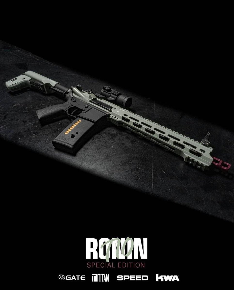 battlezoneair's tweet photo. KWA have released some more images of the very Special Edition Ronin T10 & it looks even more awesome.
More details to follow as they are released.
https://t.co/gi2p3Yxuir
#airsoft #softair #pewpew #kwa #kwausa #ronin #rm4 #t10 #ronint10 #aeg3 #recoil #gate #titan #gatetitan https://t.co/ObchCiSMSj