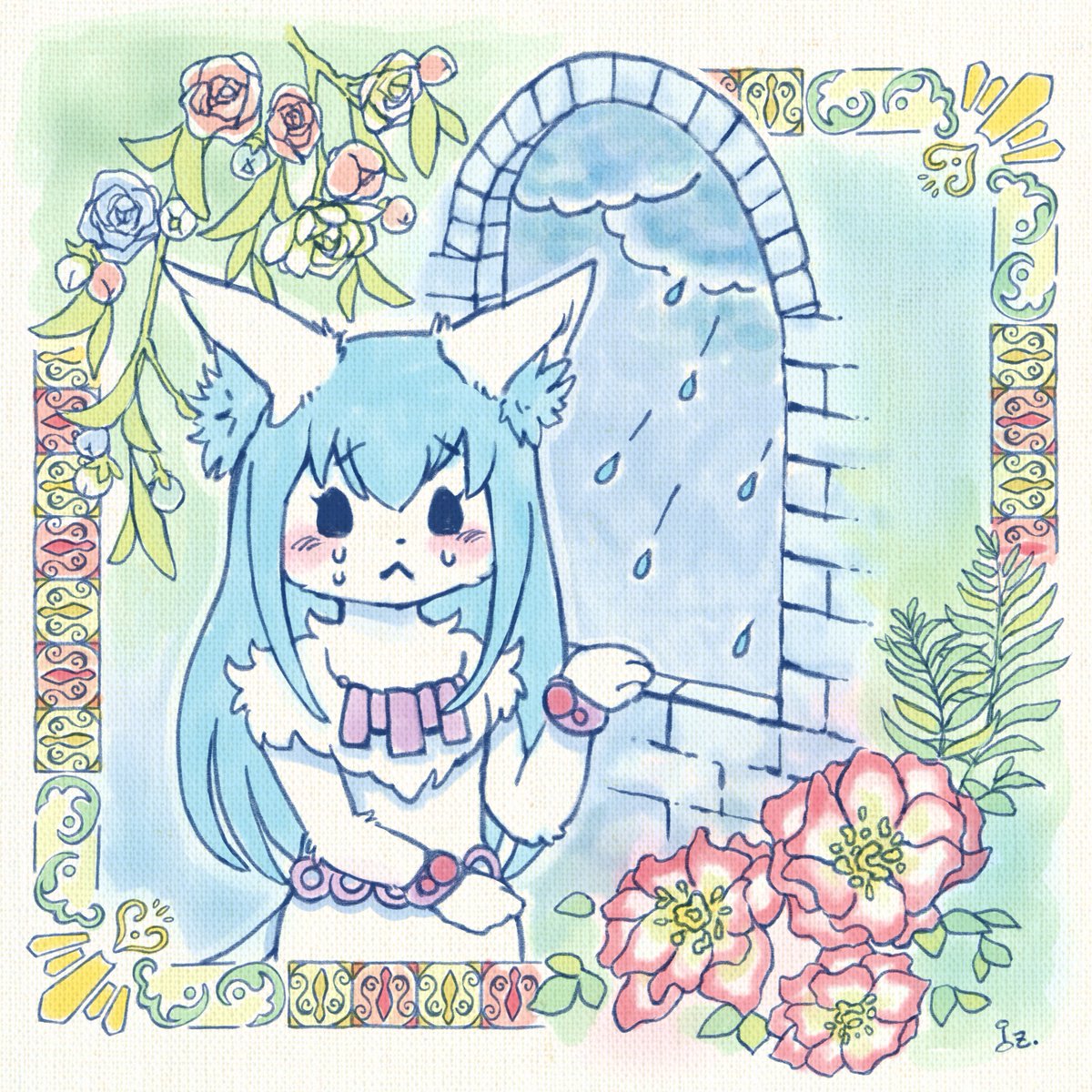 「そうです…違うタッチで並べたかっただけです…w #KeMoFan 」|吉いず@COMITIA145『B24b』のイラスト