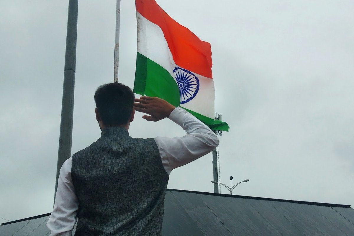 Theashfaque7's tweet photo. Happy Independence Day 
#IndependenceDayIndia2020 #ProudToBeAnIndian #india #indore #covid #Covid_19 #indianflag #ashfaqueahmed https://t.co/TOWsyGUmrU