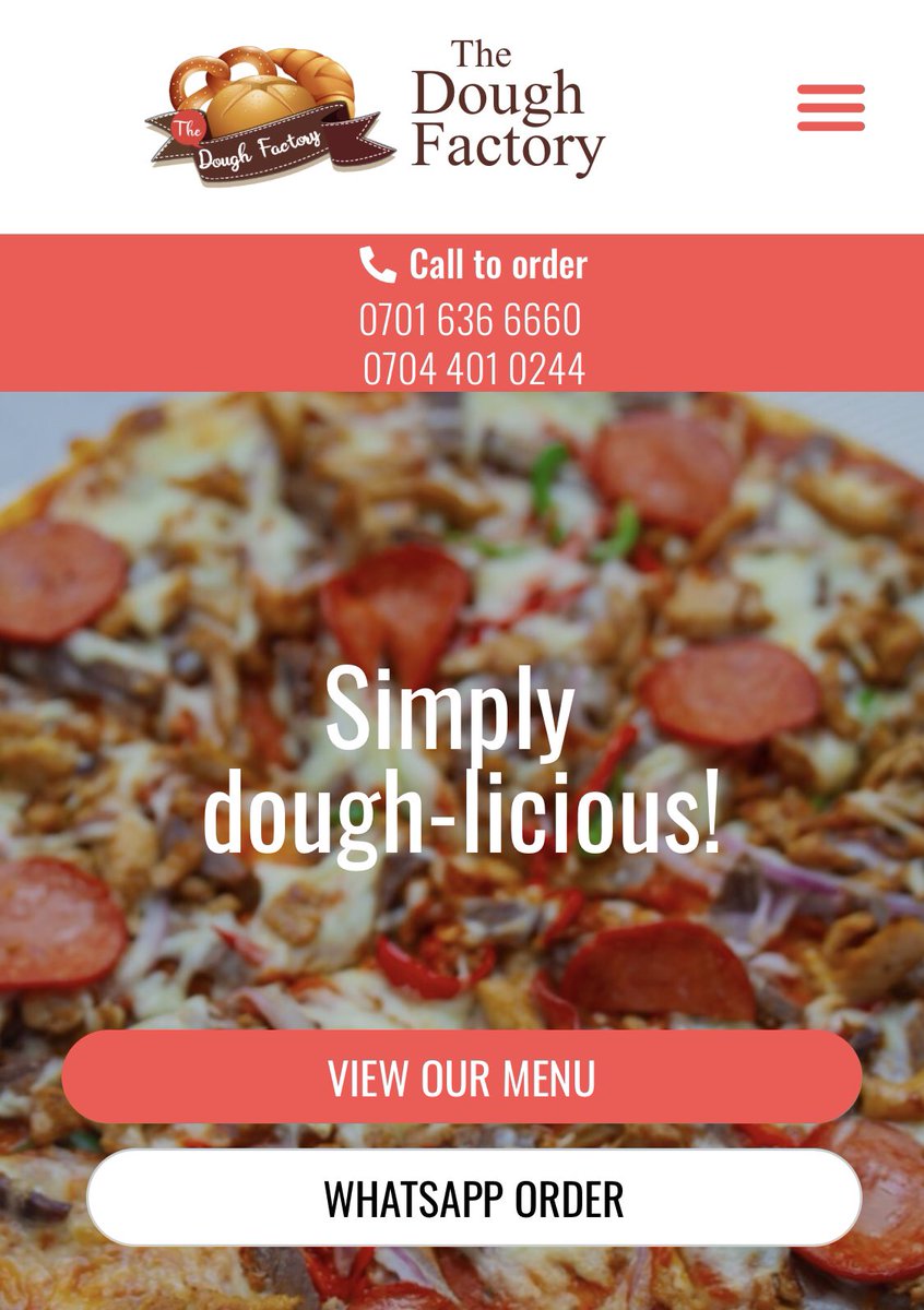 osa247's tweet photo. Check out @Thedoughfactory Abuja’s new website and order some dough-licious food! 

https://t.co/3RWiYTJrYt https://t.co/b7HigqBtpJ