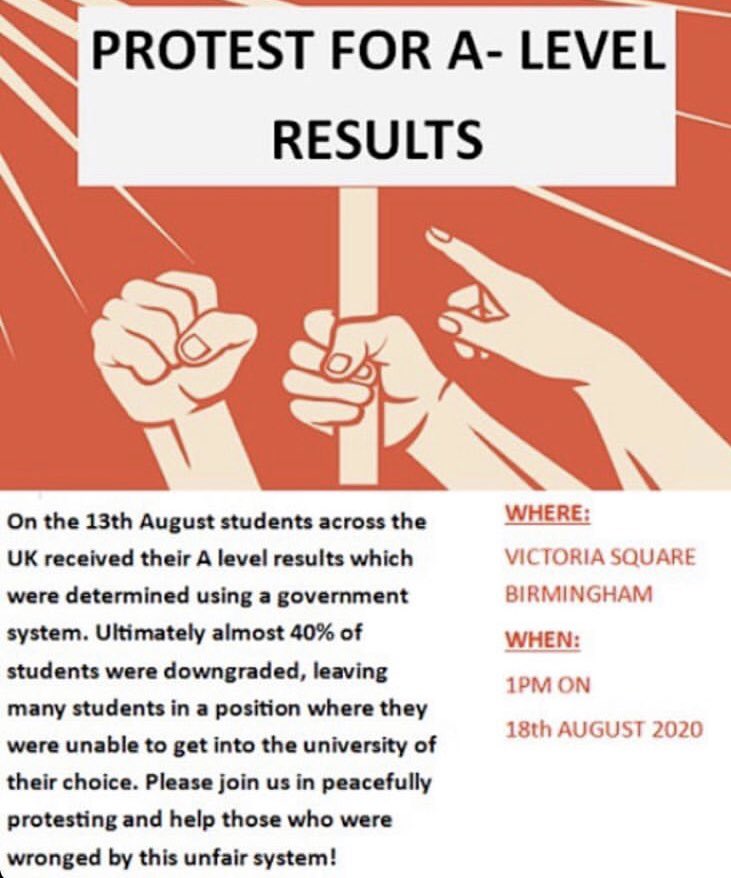 Please try come to your closest area!! GCSES included  #AlevelResults  #examshambles  #alevels2020  #alevels  #alevelprotest  #gcses2020  #ResultsDay  #resultsday2020  #ALevelResultsDay  #ALevel  #ALevelResultsDay2020  #alevels21strike  #AlevelUTurn  #alevels2021  #gcseresults  #gcseresults2020