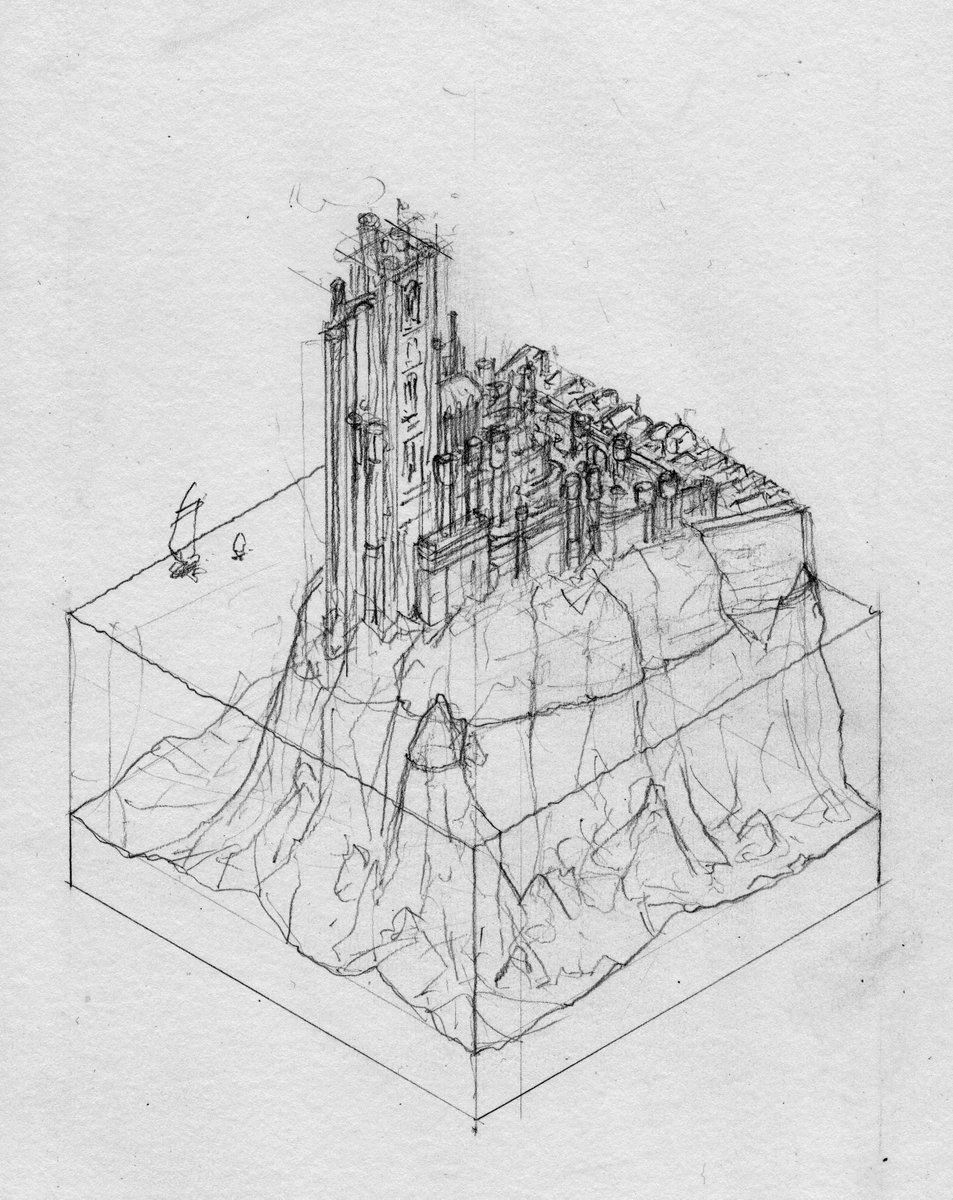 Pencil draft. 