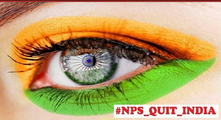 aradhanagautam's tweet photo. We demand  Old Pension Sceme  to live with Dignity after retirement.
#NPS_QUIT_INDIA 
#NPS_QUIT_INDIA https://t.co/jiUQeUZEa5