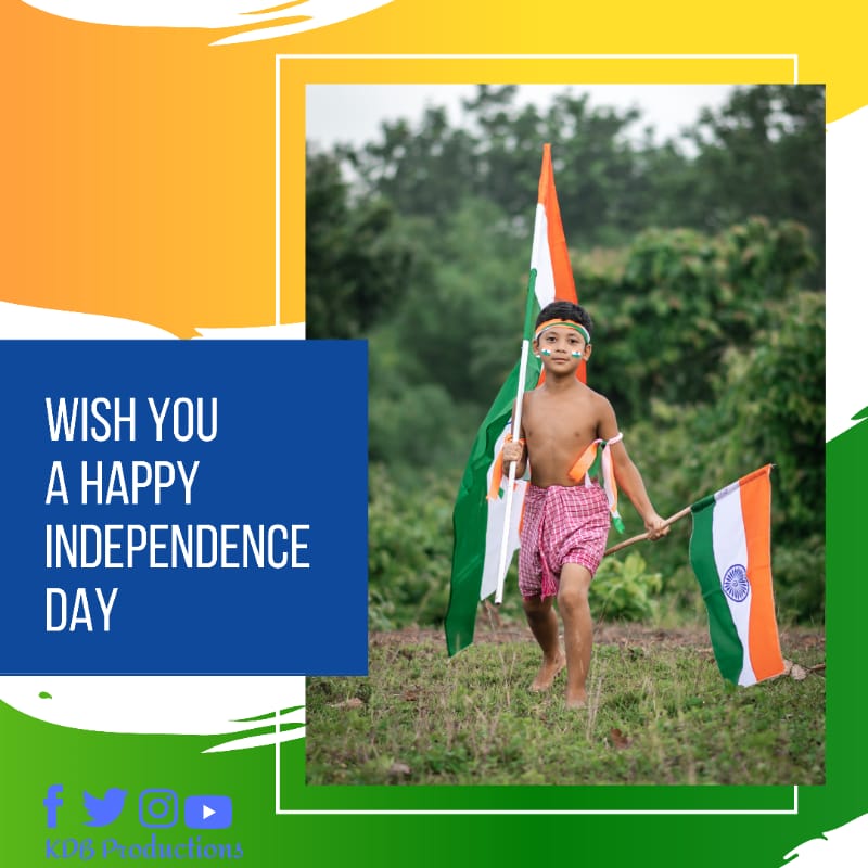 ProductionKdb's tweet photo. KDBPRODUCTION WISHES YOU A HAPPY 74th INDEPENDENCE DAY🙏🇮🇳❤
JAI HIND https://t.co/4TWOhqVDLi