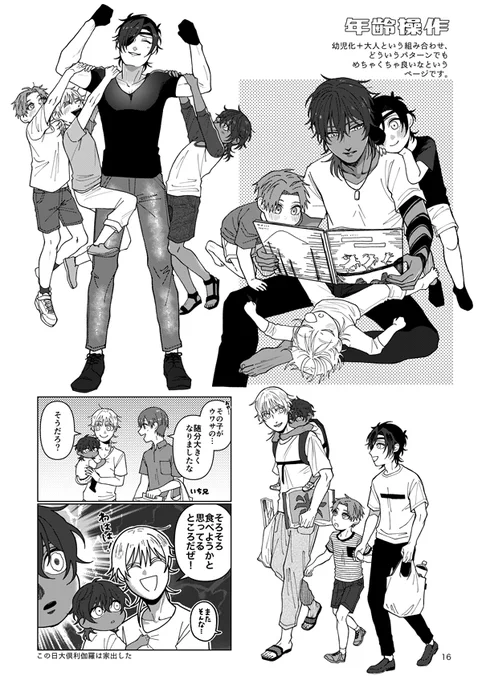 ※年齢操作、学パロ、不良パロ
今回本当に色々と描いているので何でも許せる方向けです。注意書等の確認をよろしくお願いします。
通販ページ→https://t.co/vF2lluY8f7 