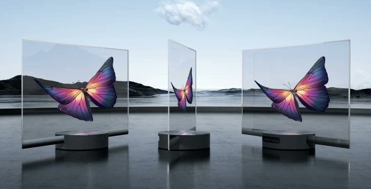 Xiaomi’nin minimalist tasarıma ve amiral gemisi özelliklere sahip yeni ürünü Mi TV Lux Transparent Edition, herhangi bir görüntü paneline sahip değil ve görüntüler, şeffaf cam panelin altında bulunan oval konsoldan cama yansıtılarak gösteriliyor. #xiaomi #Teknoloji #akıllıtv