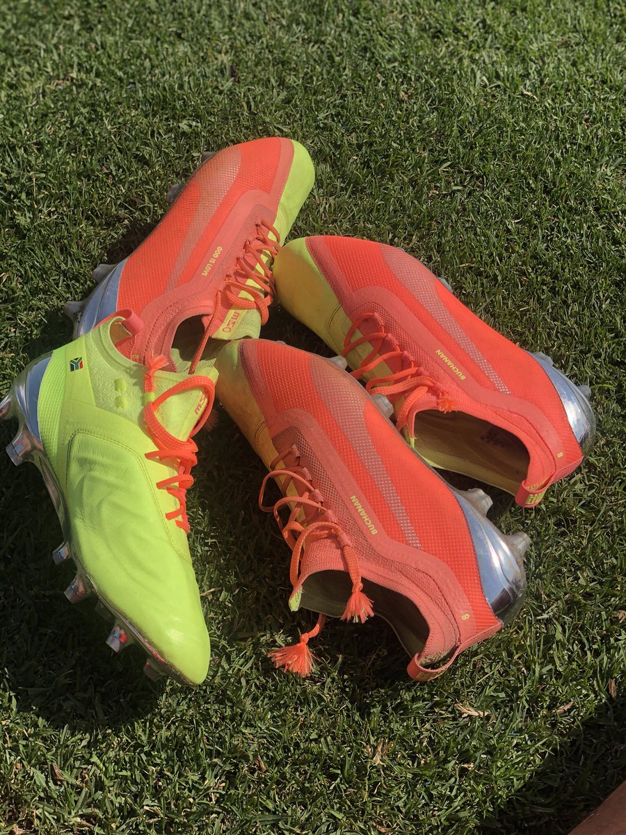 keagan_buchanan's tweet photo. Tomorrow we in. ⚽️ Rise & Shine 🌅 #PUMAOne @PUMASouthAfrica https://t.co/VoGfqgNy9Y