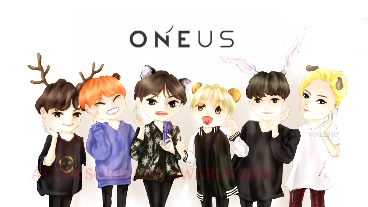 Neemo007fanart's tweet photo. I'm late but congratulations to #ONEUS again for winning the award in #SORIBADA2020 😀 We'll always love and support you 💕💕
@official_ONEUS 
#원어스 #ONEUSfanart https://t.co/oWWZx2aSot