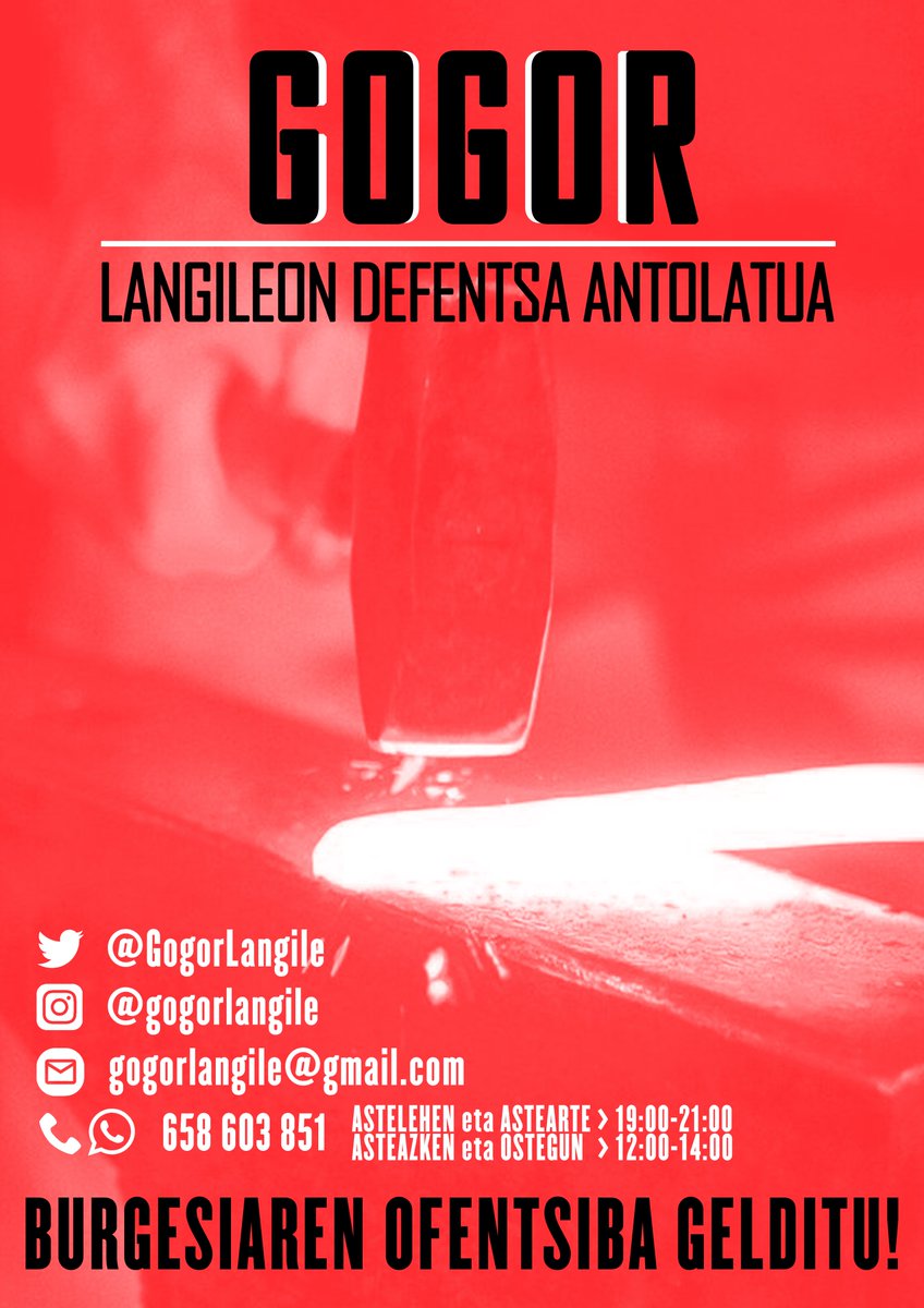 GogorLangile's tweet photo. HARIA 👇 1/6

Badira hilabete batzuk Sakana eta Larraungo gazte batzuk gure indarrak batu eta antolatzea erabaki genuela, Covid-19aren testuinguruak areagotutako krisi sanitario, ekonomiko eta politikoari optika proletariotik aurre egiteko. @Gazte_KS ren “Burgesiaren ofentsiba https://t.co/KlJU2xLq7z