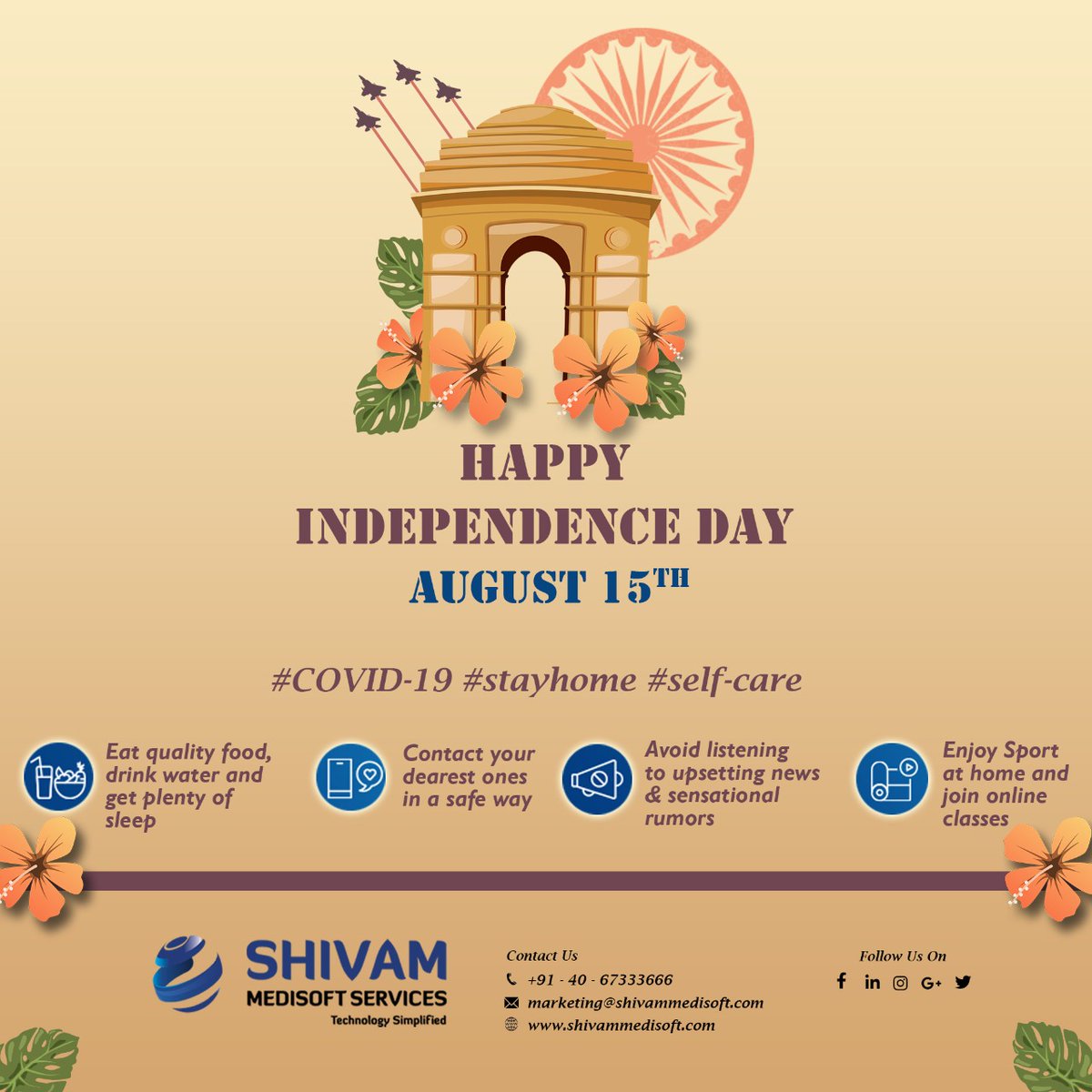 Shivamsmspl's tweet photo. Independence day is a historic celebration for our nation,Lets salute the nation on this day and be proud of our country.  @drmkreddy78 @DrMehtaHospital @drkvrprasad @SurrogacyIVF @DrHedgewarHosp @drgeetajain @tidinspires @doctorsoumya @IVFcenters @Doctorpursuit @DoctorNene @docb https://t.co/AeRE2UDCJe