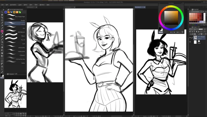look at how many times i sketched this LMAO worth it tho 