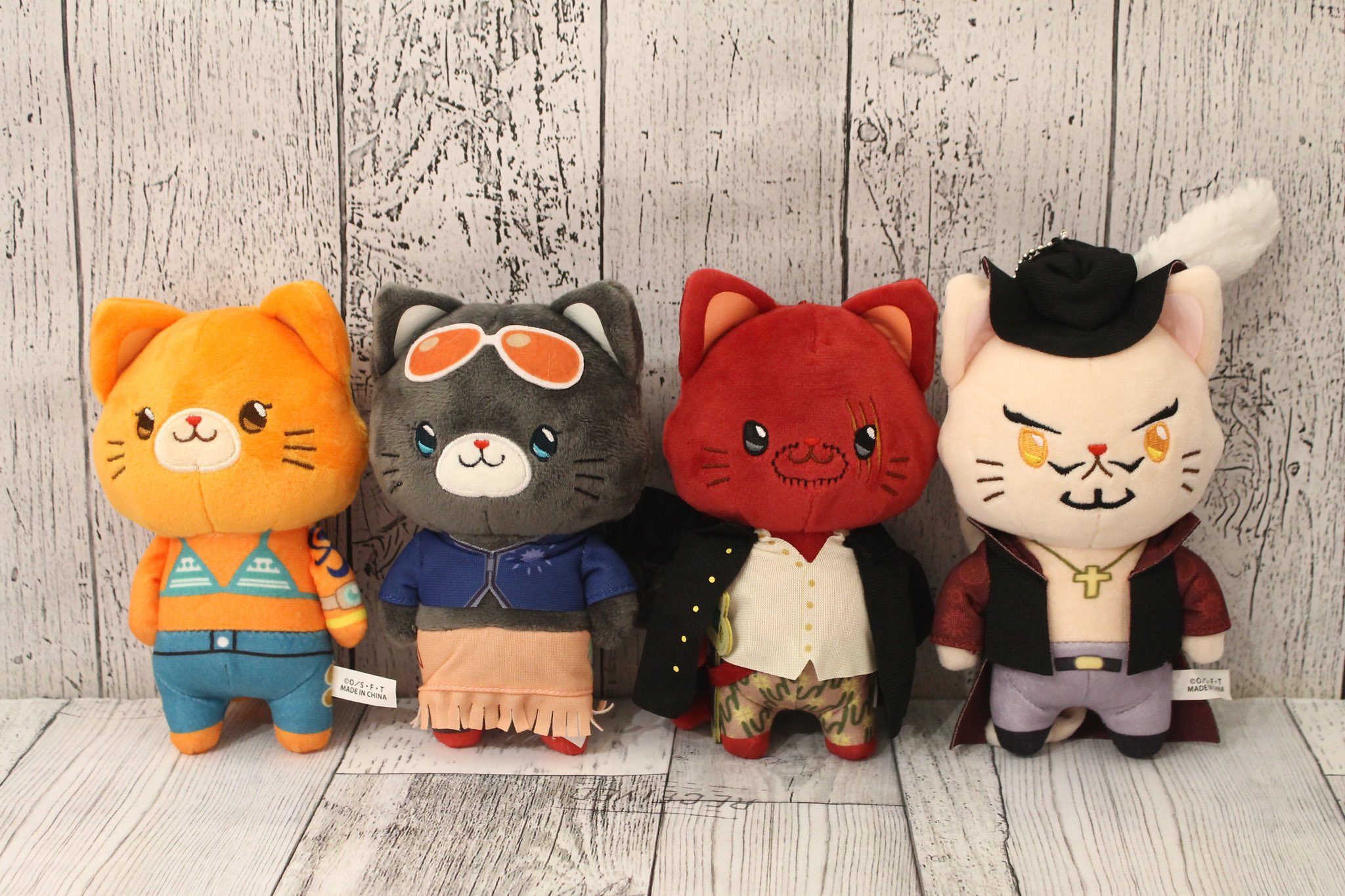 ワンピース onepiece with cat ぬいぐるみ コラソン ロー ONE PIECE withCATアイマスク付きぬいぐるみキーホルダー／ロー