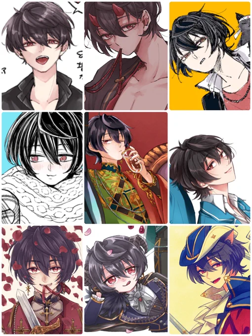 #色んな朔間凛月が見れるタグ

幸せタグ〜!
わたしも便乗して過去絵と最近のごちゃ混ぜ載せます 